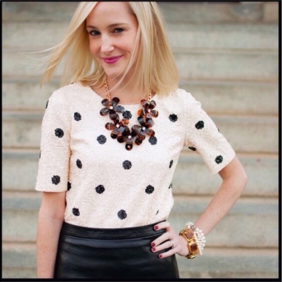 J. Crew sequin top - Picture 3 of 8